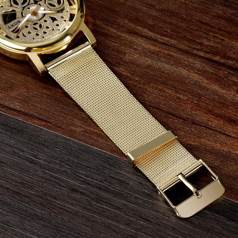 Kvinnor män klocka gravyr ihålig reloj hombre klänning kvarts armbandsur rostfritt stål band band kvinnor klocka relojes mujer