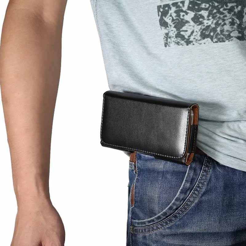 Telefoonhoesje heuptasje voor samsung galaxy note 10 leren hoesje voor samsung galaxy note 10 plus flipcover holster riem telefoontasje