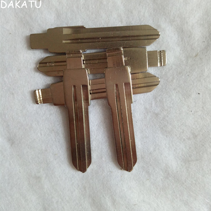 DAKATU Vervanging Car Key Blade Voor Lada Ongesneden Key Blank Fob Key Case
