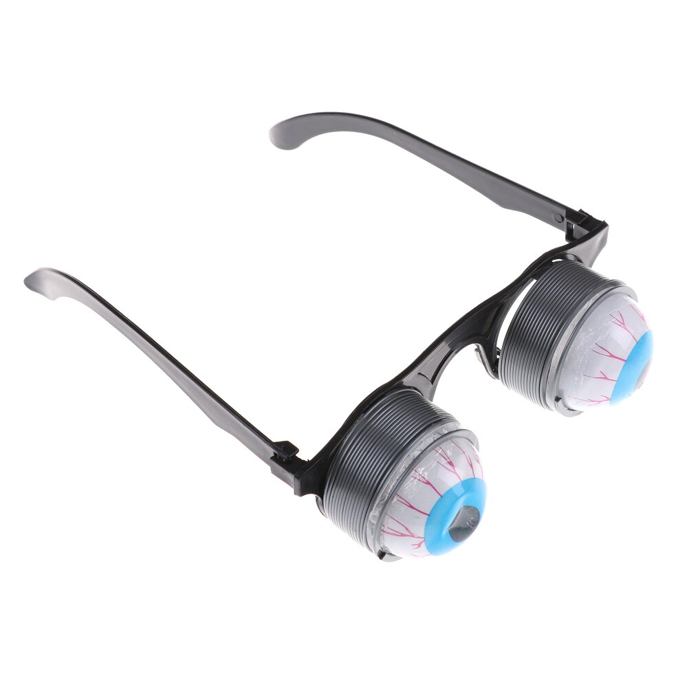 1Pcs Pop Out Eye Eyeball Prank Glasses Horror Scary Party Gags Practical Jokes Funny Toy Black and Gray