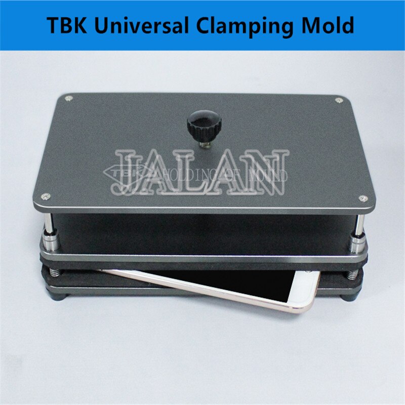 TBK universal halten form zurück abdeckung gehäuse lcd mittleren rahmen glas spann moud für iPhone für Samsung handy reparatur