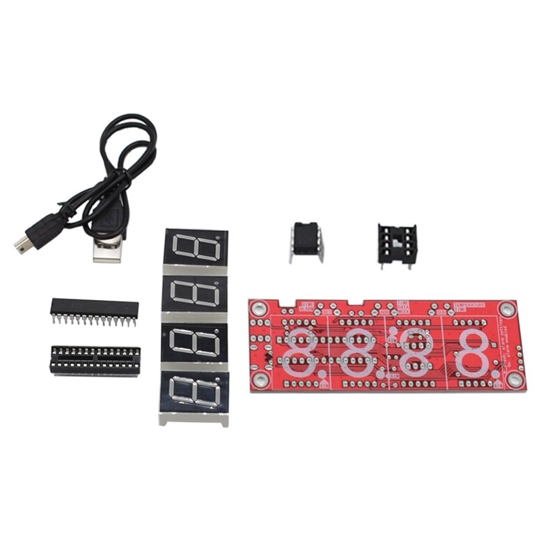 4-Digit Ds1302 Led Display Diy Smart Precision Clo... – Grandado