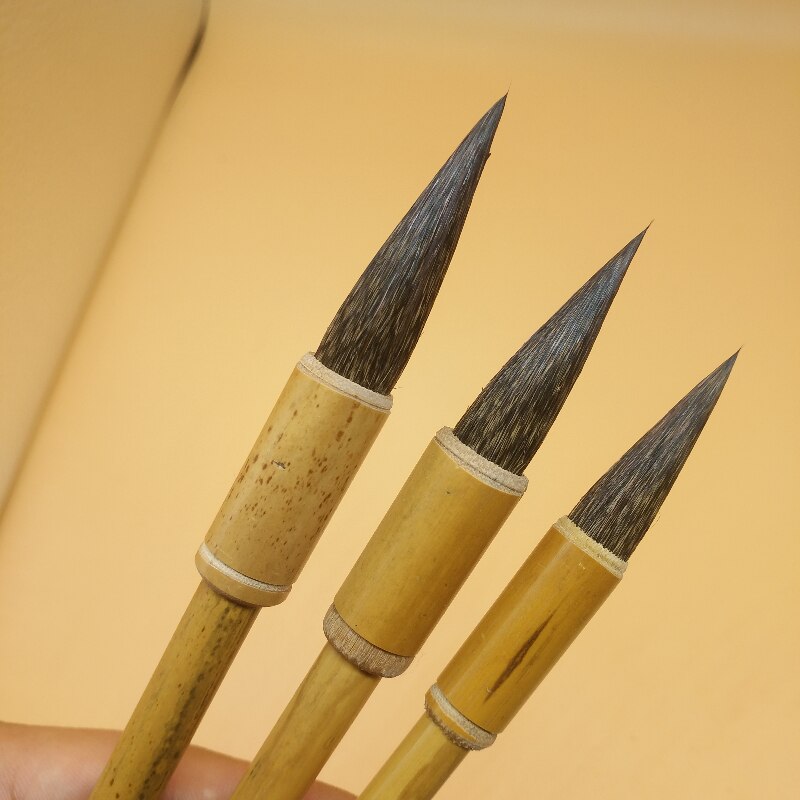 Eichhörnchen Haar Harte Lian Chinesische Kalligraphie Pinsel Stift einstellen Regelmäßige Skript Aquarell Kunst Malerei Pinsel Tinta China Caligrafia