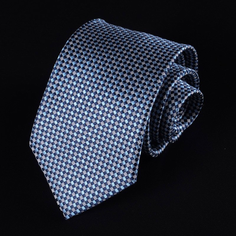 Corbatas clásicas nuevas 100% de seda NATURAL para hombre, corbatas, corbatas seda auténtica para hombre, corbata azul de negocios para de bodas del novio: ZS-20