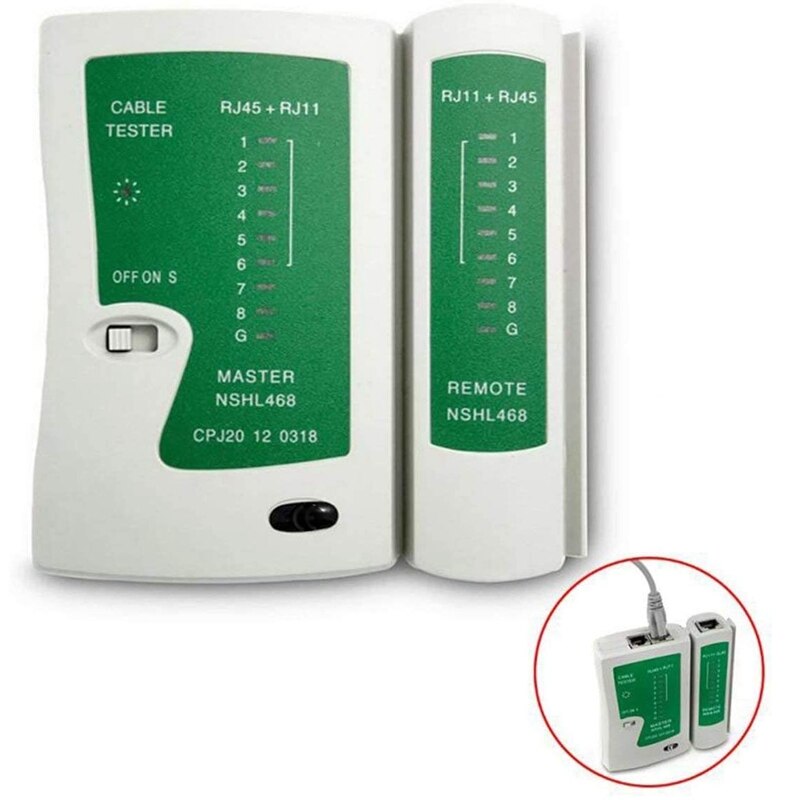 Cable Tester RJ45 RJ11 Ethernet Cable Tester Detector Remote Test Tools Line Finder