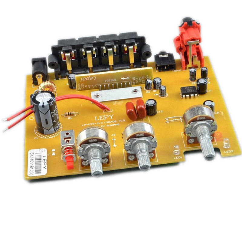 12V Car Amplifier Car Audio hi-fi Amplifier Adapter Sound Fever Amp LP-V3S Hifi Amplifier signal through high-fidelity