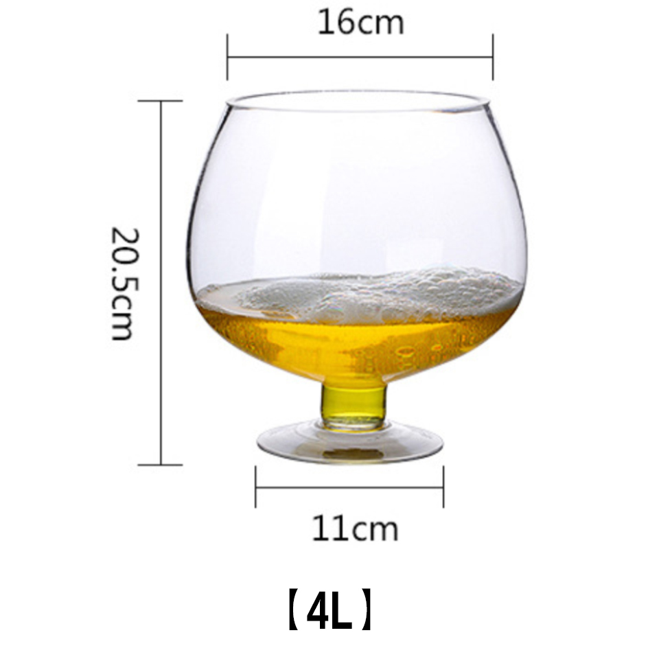 Enormt ölglas bägare kristall champagneglas roligt stort bröllopsfest snapsglas dricka vatten öl vinglas kopp mugg: Ölglas  cb288