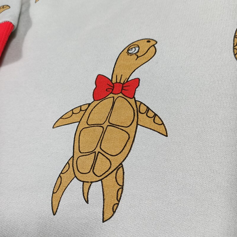 BOBOZONE żółwie morskie sukienka papugi sukienki dla dzieci dziewcząt