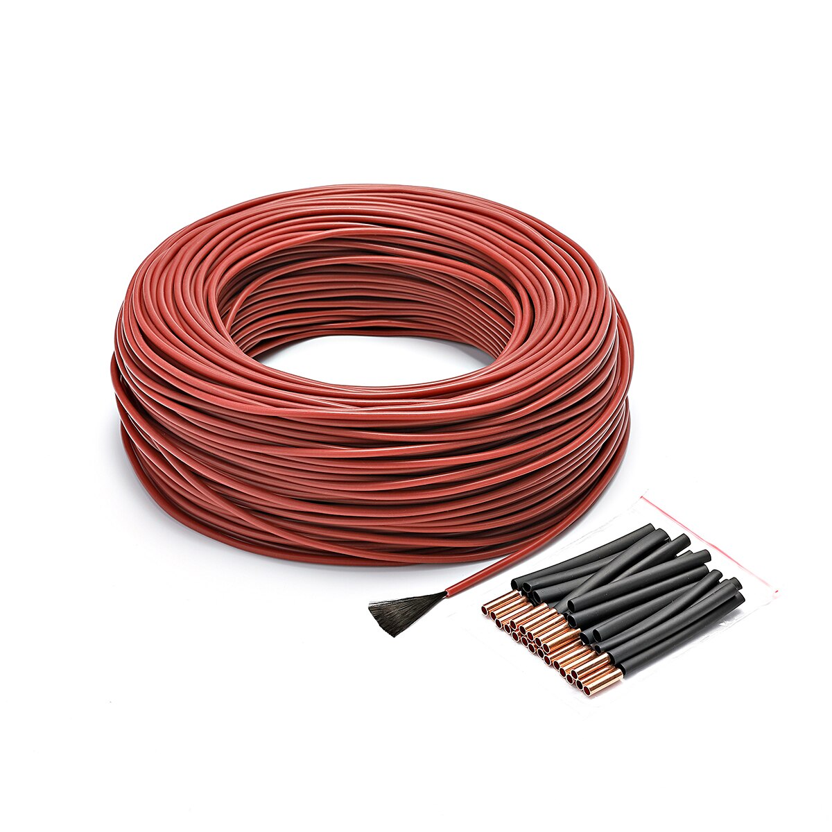 12K Silicone Rubber Infrared Carbon Fiber Electric Warm Floor Heating Cable 33ohm