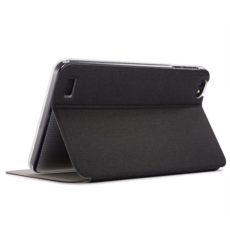 Cover Voor Teclast P80 P80H 8 Inch Tablet Pc Pu Case Cover Voor Teclast P80x 4G + gratis Stylus Pen: Black case