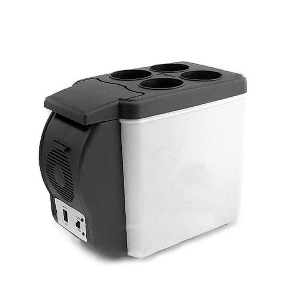 12V 6L Mini Auto Koelkast Dual Gebruik Drank Koeler Warmer ABS Draagbare Outdoor Reizen Vriezer Universele Koelkast