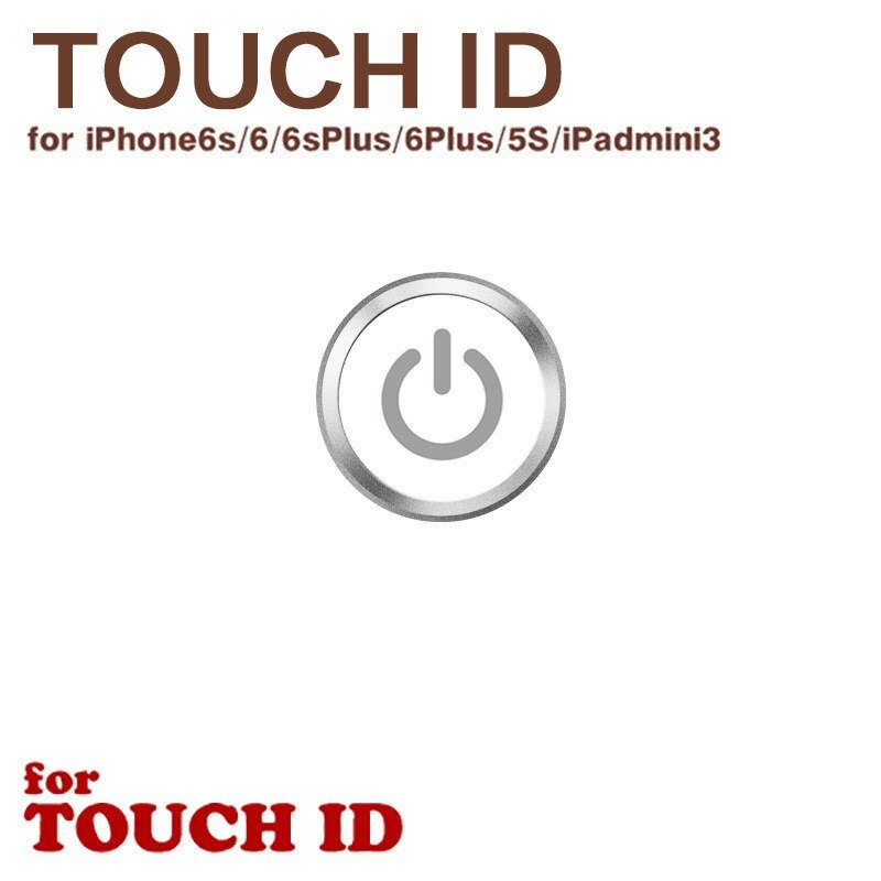 For iPhone series fingerprint recognition button stickers home button stickers metal fingerprint stickers: ZWAJ-00050