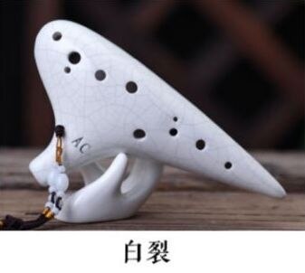 12 holes AC Ocarina good sound music instrument Alto C flute for beginner: Pattern 6