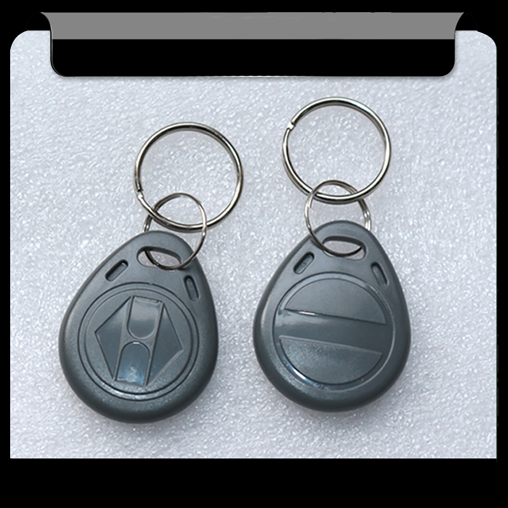 Porte-clés EM4305 125Khz, 10 pièces, copie inscriptible, identification EM, étiquette RFID, anneau, accès au jeton de proximité, copie: Grey