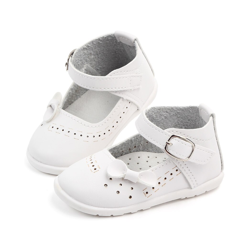 Baby Meisjes Pu Lederen Schoenen Baby Schoenen Baby Meisjes Peuter Schoenen Prinses Schoen Pasgeboren Baby Antislip zachte Zool Schoen