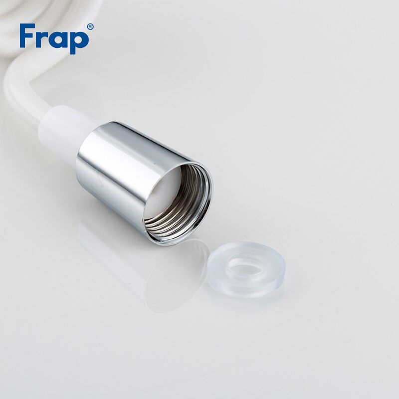 Frap Wit Universele Richtingen Slang Rubber Lente Type Hoge Pressurea Rekbaar Pijp Sproeikop Op Keuken Kraan F44-1