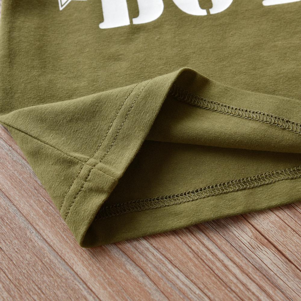 3 st bebis pojkar flickor kläder set pappa/mamma brev kortärmad t-shirt+byxor nyfödda spädbarn kläder småbarn outfits