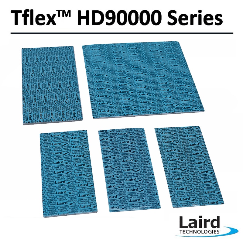 Laird Tflex HD90000 Series Thermal Pad For M2 RTX 3000 3080 3090 Card Video Memory,7.5W/mK,80x40MM,1.0,1.5,2.0,2.5mm Thick,Soft