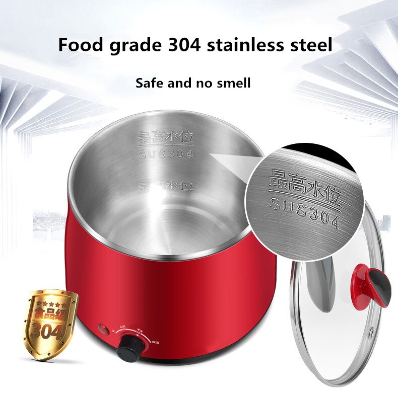 Small pot multifunctional household pot, noodle cooking artifact, small power mini electric cooker