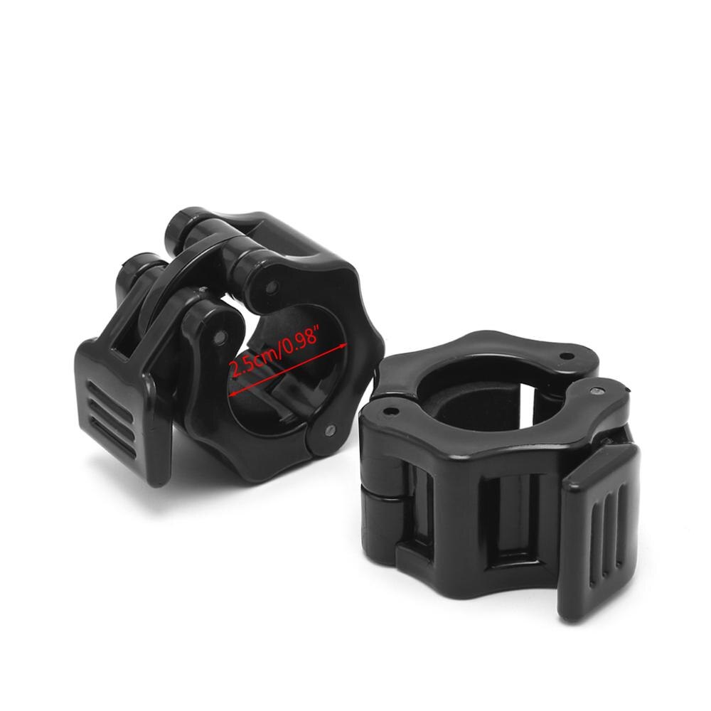 2 Stck 30mm Hantel Klemme Frühling Kragen Clips Fitnessstudio Gewicht Hantel sperren Standard Heben Bausatz: Ursprünglich Titel