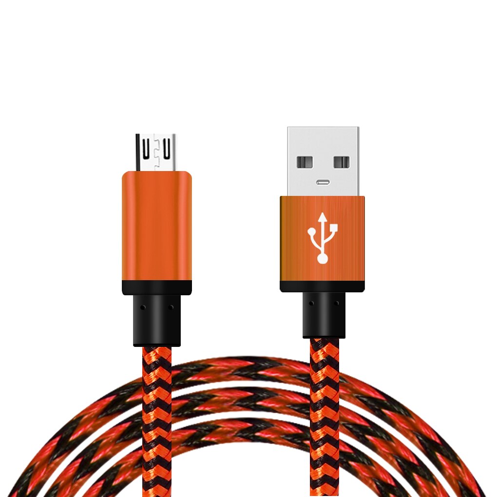Universal Data Transmission Micro USB Charger Cable For Sumsung Galaxy S4 S5 S6 Note2 for HTC for Xiaomi for Huawei 5 colors