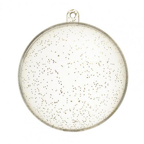 Fillable Ball Transparent Shatterproof Plastic DIY Clear Ball Christmas Wedding Decorations for Home: L