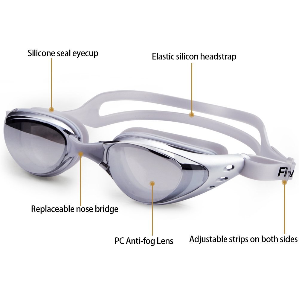Outtobe Swiming Goggles Swim Goggles UV 400 Protection Anti Fog No Leaking Wide View Pool Goggles