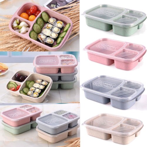 Newest Microwave Bento Lunch Box Picnic SuShi Fruit Food Container Storage Box