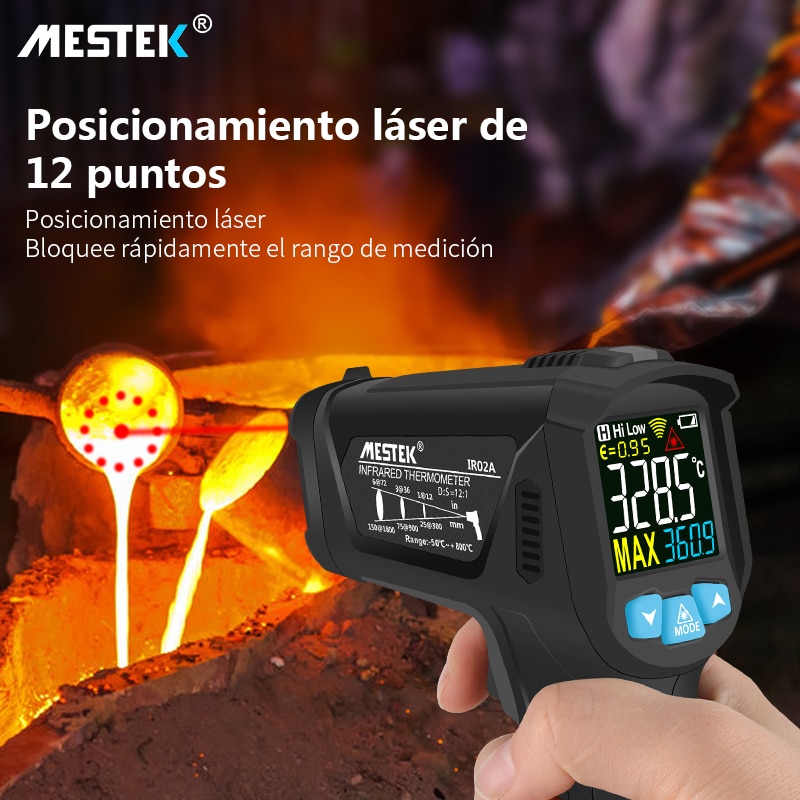 digital infrared thermometer termometro infrarojo digital Pyrometer infrared -50~800 degree Non-contact Temperature Tester
