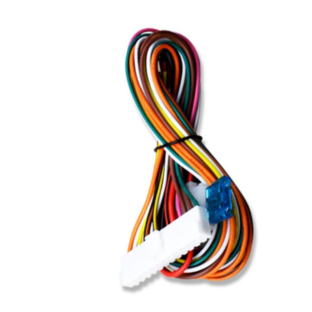 Universal Car Auto Keyless Entry System Button Start Stop LED Keychain Central Kit Door Lock with Remote Control