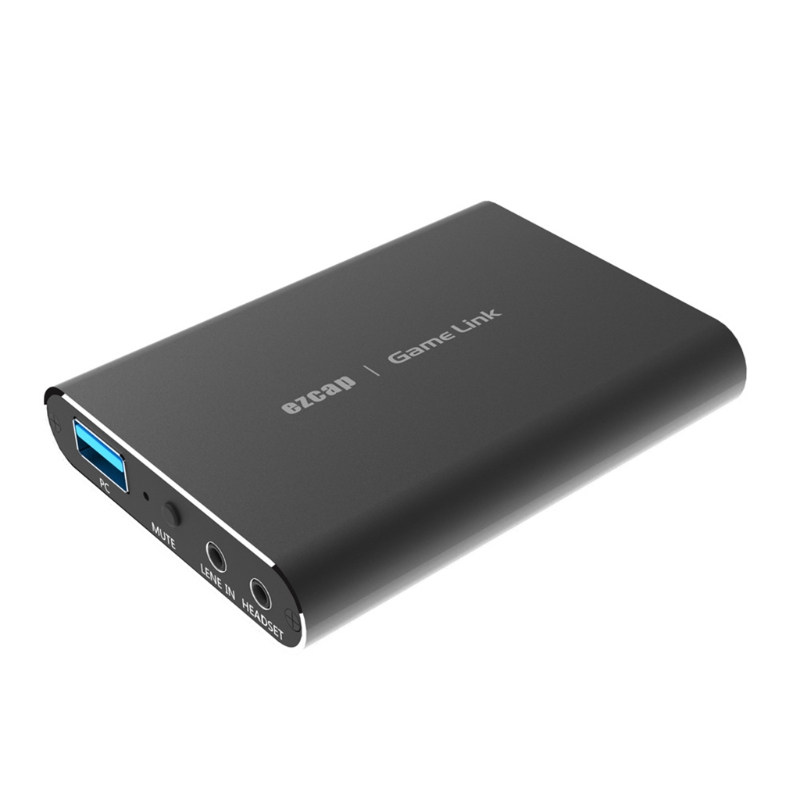 USB Port Capture Card with Micro Phone Input High Speed Interface Gamepad Party Record the 1080P Video IN/OUT