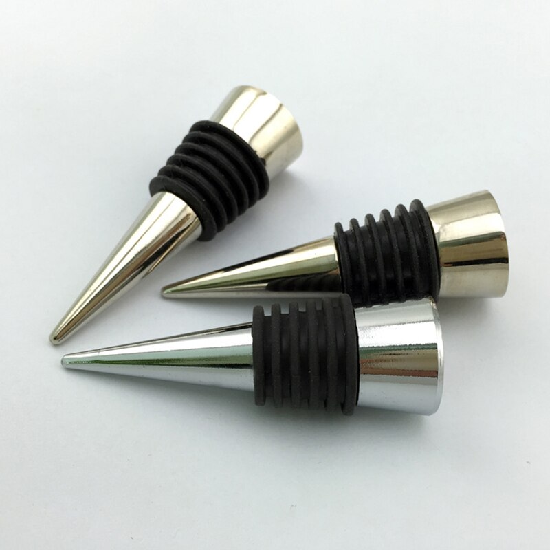 Wine Stopper Zinc Alloy Decorative Wine Storage Twist Cap Plug Reusable Vacuum Sealed Red Wine Bottles Stoppers Household Tools