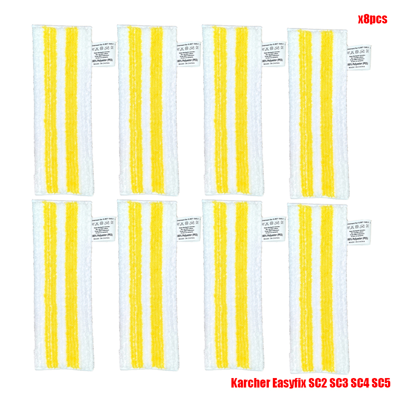 Accessories For Karcher Easyfix SC2 SC3 SC4 SC5 Handheld Vacuum Cleaner Microfiber Cleaning Pad Cover Steam Mop Cloth Rags Parts: Burgundy