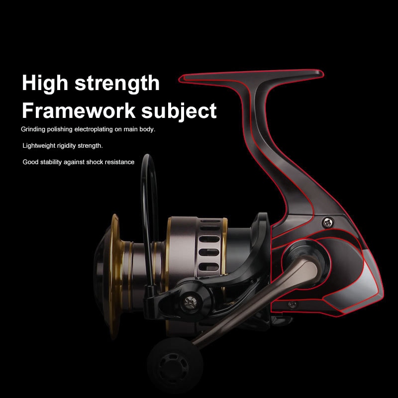 Fishing Reel HE7000 Max Drag 10kg 5.2:1 High Speed Metal Spool Spinning Reel Saltwater Reel Carp Reel Fishing
