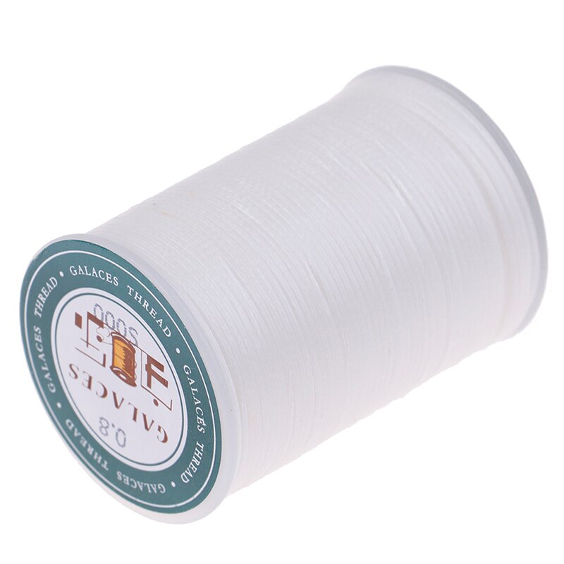 1PC 90 Meter Nähgarn Polyester Schnur Gewachst Faden Leder 0,8mm für DIY Werkzeug Hand NäHenne Gewinde Mehrfarbige: A