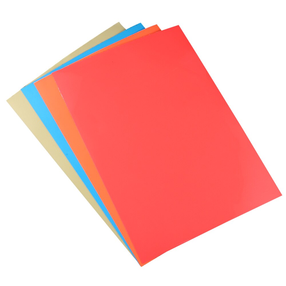 4pcs A4 Fluorescent Caution Tape Luminous Waterproof Warning Tapes Caution Barrier Safety Adhesive Sticky Tape for Home Warehous