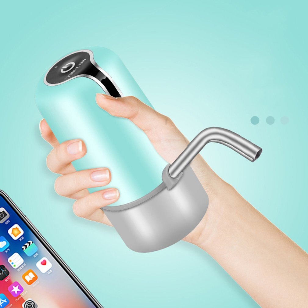 Drinken Emmer Zuiver Water Pomp Huishoudelijke Water Dispenser Handleiding Druk Usb-Lading Automatische Water Dispenser Elektrische Draagbare
