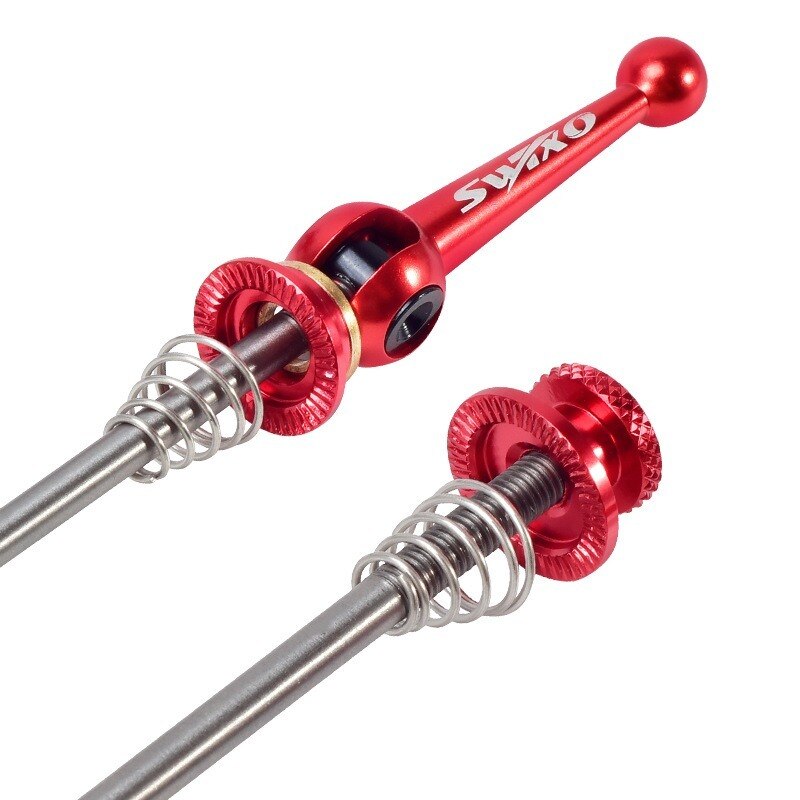 Pinchos para bicicleta de carretera, accesorios de liberación rápida de aleación de titanio, palanca de liberación rápida