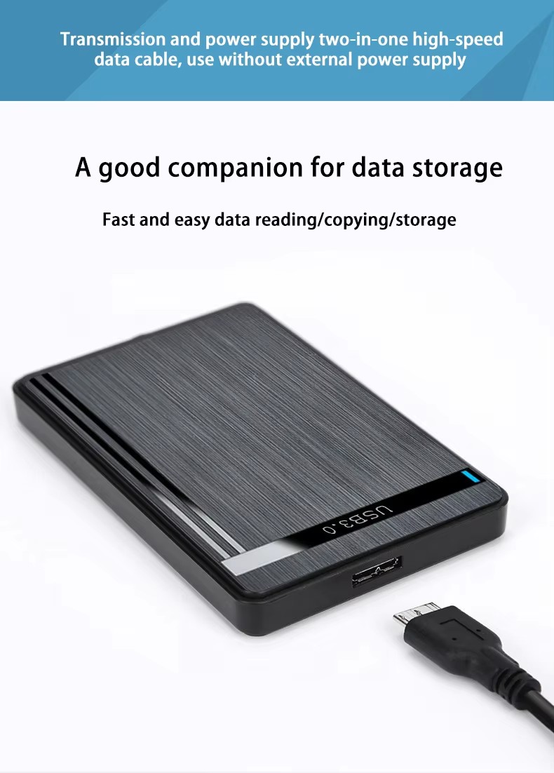 2.5" SATA to USB 3.0 Mobile HDD Enclosure Case for SSD External Hard Drive Storage Plug And Play