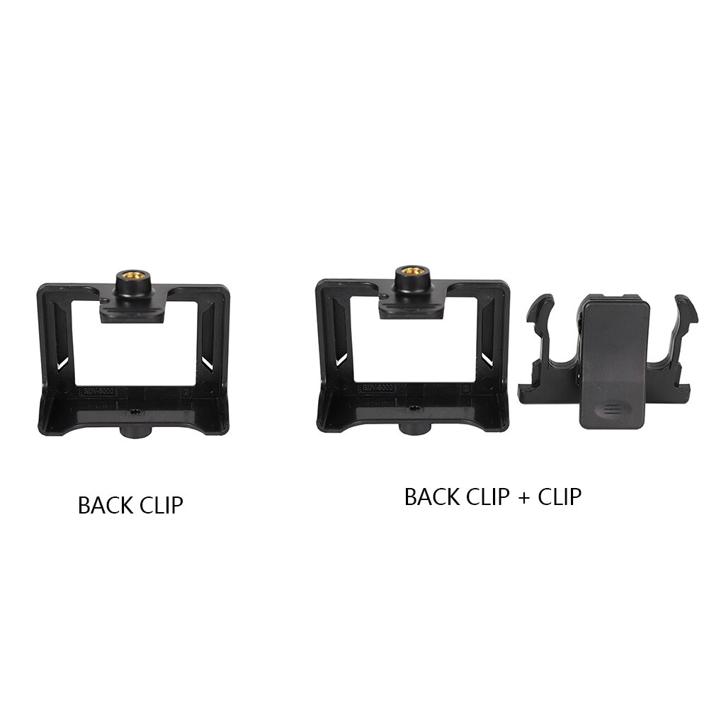 Accesorios de montaje de acción portátil para cámara mochila Clip carcasa de marco duradero protector deportivo práctico para SJ4000 SJ9000