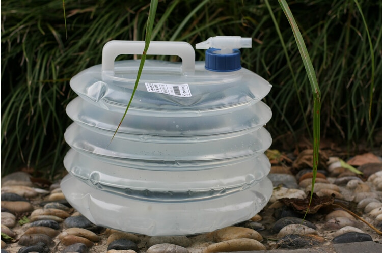 Opvouwbare waterzak food grade PE Drinkwater