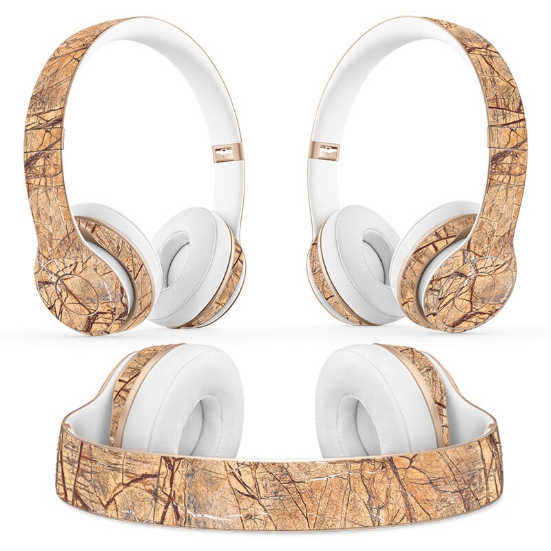 Marbling Headphone Sticker for Beats Solo 2 solo 3 Wireless Headphone skin sticker for solo2 solo3 vinyl sticker: TN-Solo2-0133