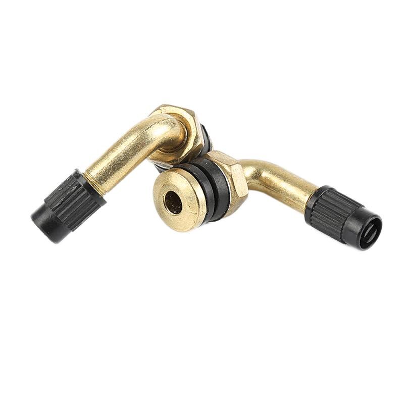 2-4 pz 90 gradi angolo in lega di alluminio stelo valvola pneumatico moto Auto ruota pneumatici Tubeless steli valvola per cerchioni parti di ruote CNC