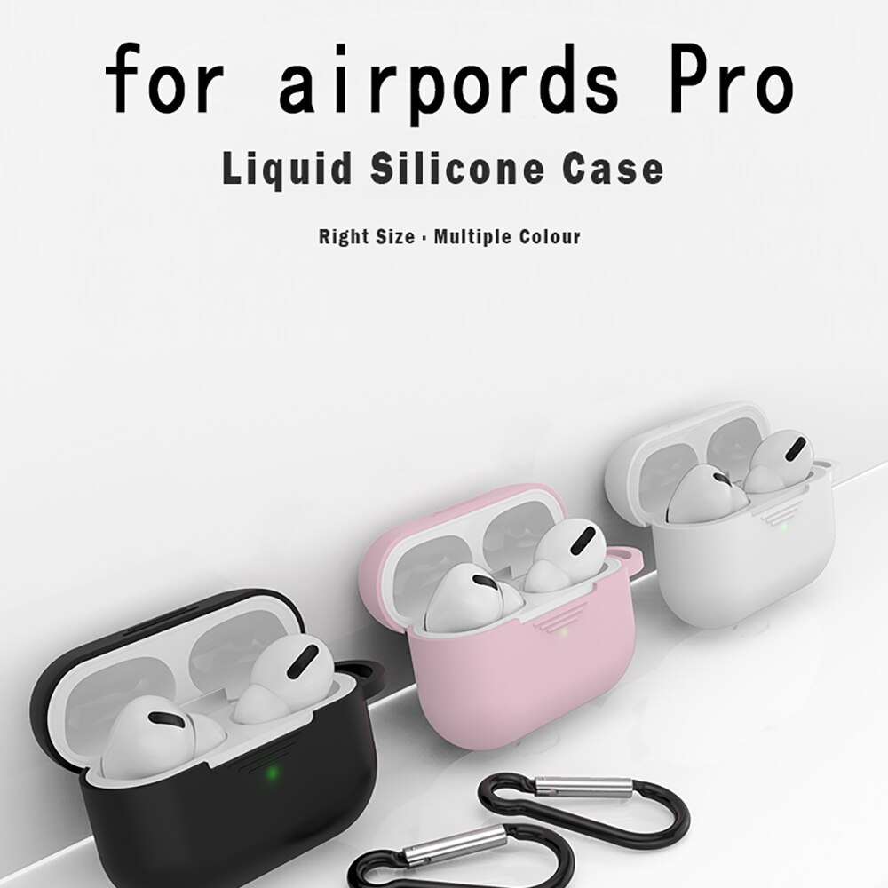 Silica Gel Case For Airports Pro Candy Color Bluetooth Wireless Earphone Cover For Airports Pro Cover Headphone Charging Coque
