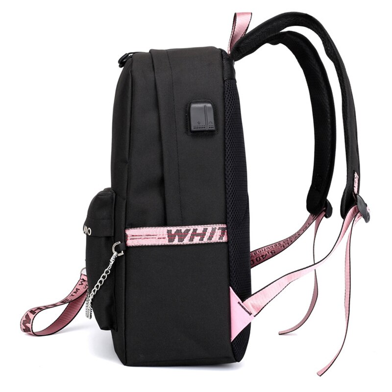 Lover Loser, mochila escolar grande para chicas adolescentes, mochila de carga Usb, bolsa de libro para mujeres, mochila de instituto, mochila de ocio juvenil