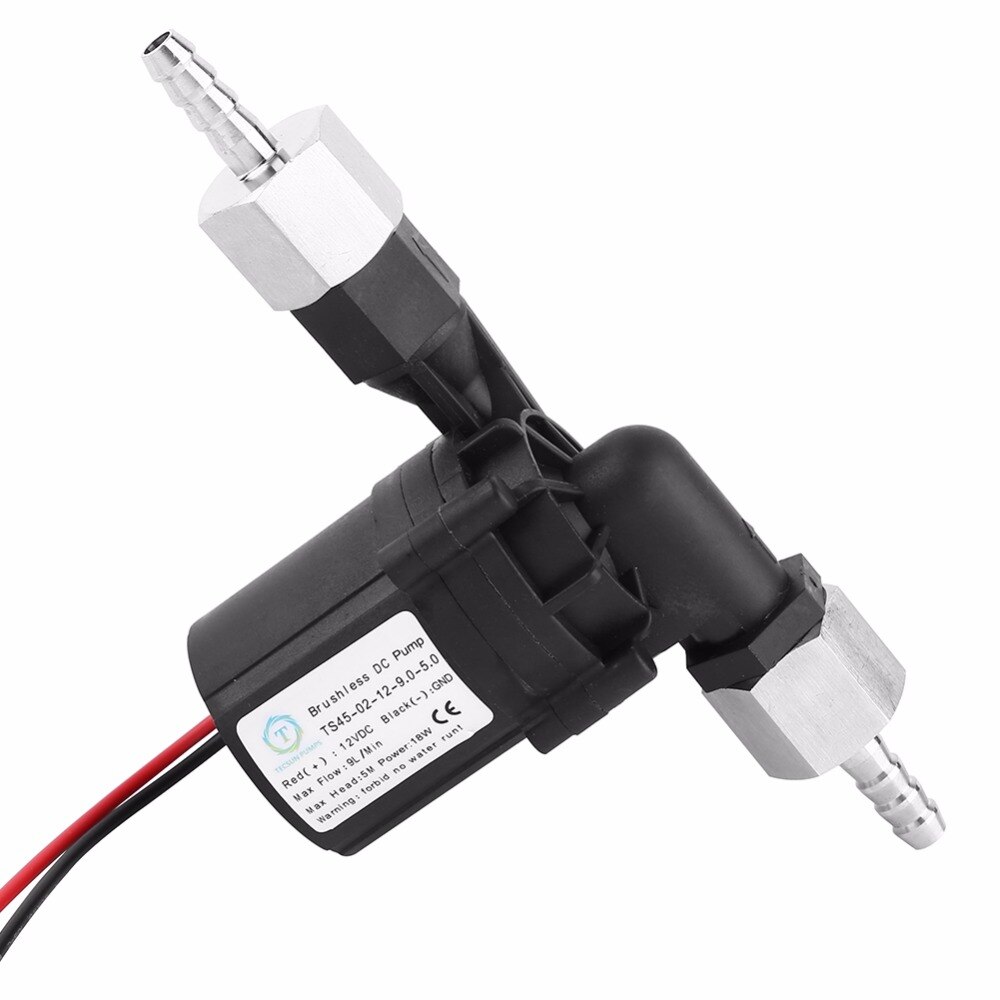 1/2 inch Brushless Homebrew Water Pump DC 12V Circulation Homebrew Water Pump Food Grade With Connectors For Aquarium