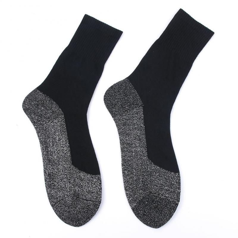 Winter 35 Aluminisierte Halten Füße Lange Socke Wärme Fasern Isolierung Unten Socken männer Sport socken