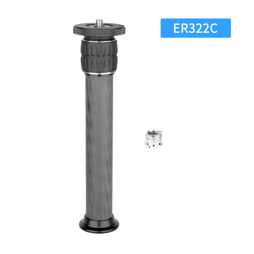 INNOREL – tige d&#39;extension de mi-colonne en Fiber de carbone, 10 couches, colonne centrale universelle pour trépied monopode pour appareil photo DSLR: ER322C