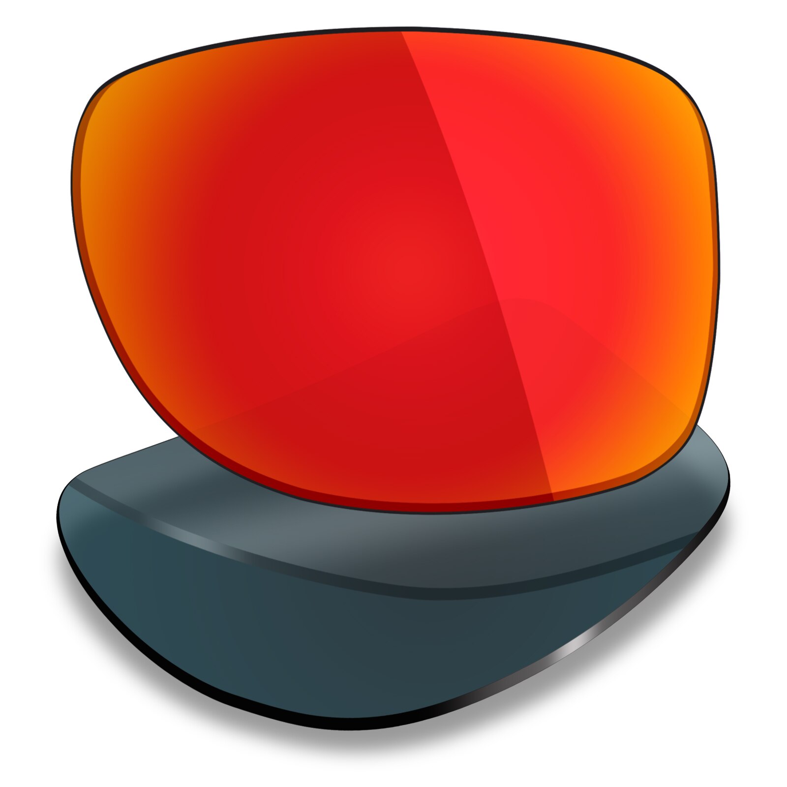 Mryok Gepolariseerde Vervanging Lenzen Compatibel Met Oakley Gauge 8 L OO4124 Zonnebril (Lenzen Alleen)-Opties: Fire Red