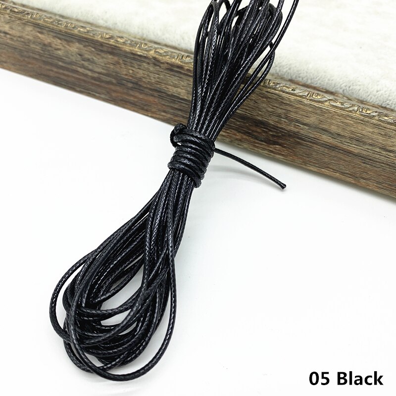 5 yards 1.5mm Waxed Thread For DIY Jewelry Making Thread String Rope String Leather Sewing Hand Wax Stitching For Arts Crafts